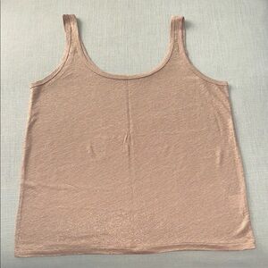 J. Crew Women's Golden Shimmer Tank Top Size: L NWOT ✨